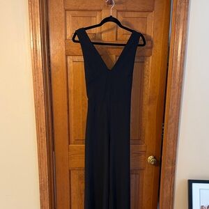 Express Black V-Neck Jumpsuit